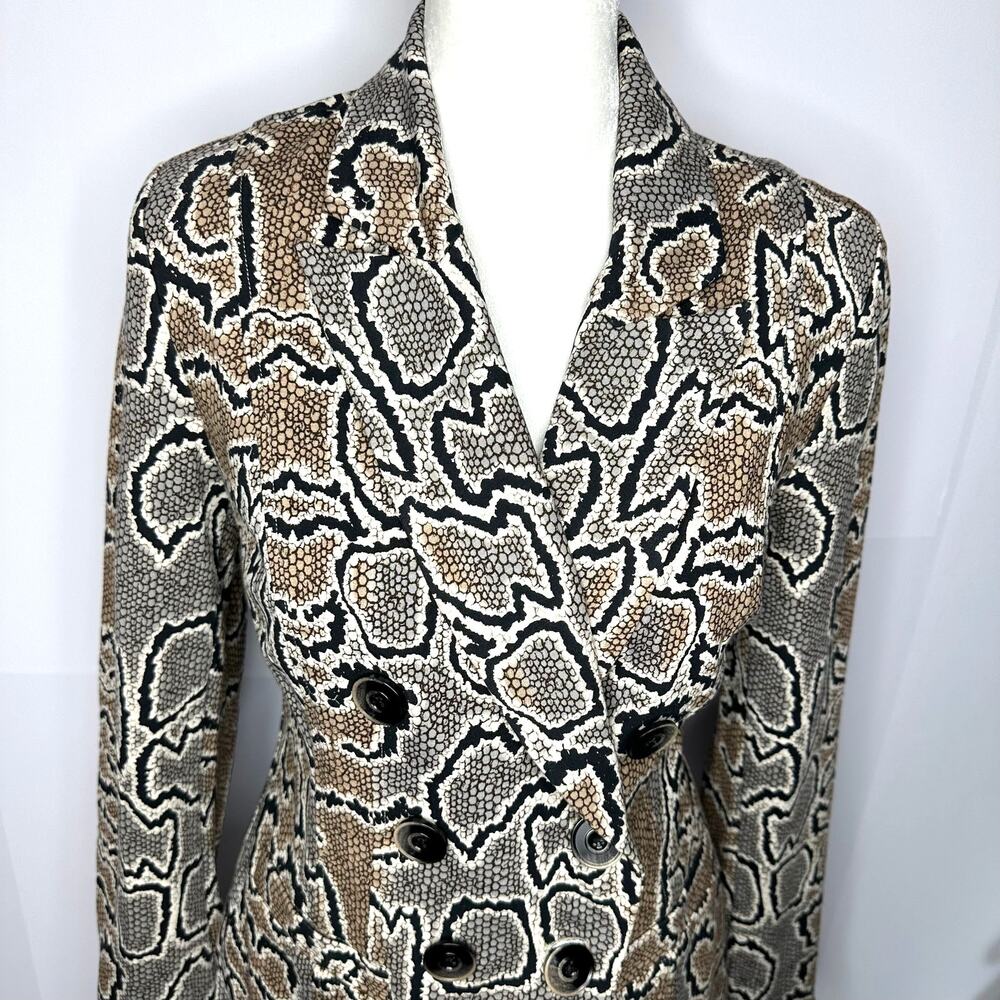 Cabi Python 3733 Snakeskin Print Blazer Jacket Si… - image 5